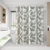 Yeknu  Transparent Waterproof Shower Curtain Bathroom Translucent Partition Curtain Easy Clean Wipe Mildew Proof Curtains with Hooks
