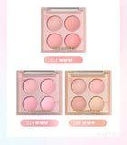 Yeknu  Korean Blush Pallete Expansive Color Brightening Face Contouring Shadow Blusher Long-lasting Tint Cheek Korean Makeup Cosmetics