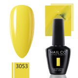 Yeknu  15ml Gel Nail Polish Semipermanente Varnishes Lacquer Esmalte Black White Color UV Lakiery Hybrydowe Vernis Gellak Polish