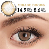 Yeknu  2pcs/1Pair Lenses with diopters Gray Color myopia Contact Lenses Aurora Europe Seriers Eye Color contact lenses Yearly