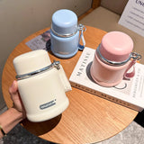 Yeknu  620ml Fashion Stainless Steel 316 Braised Flask Portable Thermal Lunch Box Stew Beaker Adult Students Vacuum Flask Travel Tumble