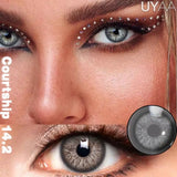 Yeknu  1Pair NEW Color Contact Lenses For Eyes Beauty Pupils Natural Pupils Brown Contact Lenses Soft Colorful Cosmetics Gray Len