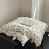 Yeknu  spring and summer new knitted cotton French small floral printing lace summer quilt summer cool quilt air conditioner quilt