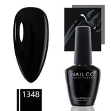 Yeknu  15ml Gel Nail Polish Semipermanente Varnishes Lacquer Esmalte Black White Color UV Lakiery Hybrydowe Vernis Gellak Polish