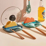 Yeknu  Plastic Spoon Holder Kitchen Cooking Tools Kitchen Spoon Utensil Heat Resistant Storage Shelves Kitchen Accessories