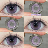 Yeknu  2PCS Halloween Myopia Contact Lenses Cosplay Colored Contact Lenses Prescription Lens Natural Pupils Eye Color Lenses