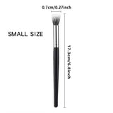 Yeknu  Dot brush Blush brush pure wool flat head small large optional makeup brush Soft hair wooden handle beauty tools