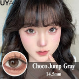 Yeknu  Contact Lenses Cosmetics Lenses Choco Jump Series Eye Color Lens Beauty Black contacts Woman Accesories Natual  Brown lens