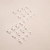 Yeknu  24 PCs Long Almond Shaped Fake Nails +1 Nail File +1 Piece of Jelly Glue