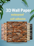 Yeknu  70cmx10m Self-adhesive Wallpaper Decoration Antique Foam Brick Wallpaper Living Room Bedroom Waterproof 3D Wall Sticker