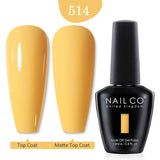 Yeknu  10ml Pearl Shell Color UV Gel Nail Polish Semi Permanent Golden Nail Art Gel Varnish Hybrid Nail Gel Polish Manicure Base