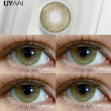 Yeknu  NEW Color Contact Beauty Blue Colorcon PATTAYA Series Lens Natual Brown Lens Cosmetic Colorcon Beauty Soft Green Pupils