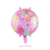 Yeknu  40Inch Colorful Gradient Number Balloon 0-9 Digit Foil Helium Balloon Butterfly Girl Birthday Party Decor Baby Shower Kids Gifts