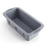 Yeknu  1PC 10 Inch Rectangular Non-stick Silicone Toast Baking Pan Baking Cake Mold Silicone Tray Food Production Kitchen Tools