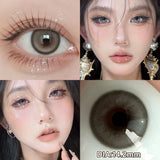Yeknu  2pcs Myopia Color Contact Lenses for Eyes with Prescription Beauty Pupils Makeup Eye Color Lenses Fashion Blue Lenses