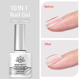Yeknu  Gold Reflective Moonlight Gel Nail Polish Cat Magnetic Aurora Spar Glitter Semi-Permanant Varnish Nail Art Magnetic