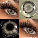 Yeknu  1Pair Blue Contact Lenses Green Eye Contacts Gray Beautiful Pupils Brown Lenses Yearly Cosmetic Colored Contact Lenses