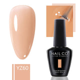 Yeknu  15ml Gel Nail Polish Semipermanente Varnishes Lacquer Esmalte Black White Color UV Lakiery Hybrydowe Vernis Gellak Polish