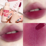 Yeknu  Matted surface lip glaze velvet matte easy to color, waterproof, not easy to fade, no stick to cup lip glaze