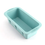 Yeknu  1PC 10 Inch Rectangular Non-stick Silicone Toast Baking Pan Baking Cake Mold Silicone Tray Food Production Kitchen Tools