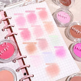 Yeknu  monochrome blush whitening matte cosmetics vitality girl nude makeup natural smudge monochrome blush plate