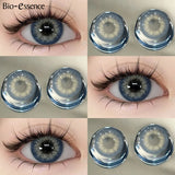 Yeknu  1 Pair Colored Contact Lenses for Eyes Natural Contact Lenses Fashion Lenses Blue Eye Lenses Green Lenses