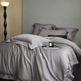 Yeknu 600TC Egyptian Cotton Soft Hotel Style Bedding Set Double Queen King Size Duvet Cover Bed Sheet/Fitted Sheet Pillowcases 4Pcs