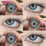 Yeknu  [Free Gift] Color Contact Lenses for Eyes Brown Fashion Lenses Blue Color Eye Lenses Discounts Purple Y2K Lenses Colorcon