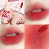Yeknu  Matted surface lip glaze velvet matte easy to color, waterproof, not easy to fade, no stick to cup lip glaze