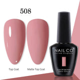 Yeknu  15ml Gel Nail Polish LED Semi-permanent Summer Varnish UV Vernis Blue Color Enamels For Nails Gellak Top Coat Base Polish