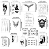 Yeknu  Angel and Cross Waterproof Temporary Tattoo Stickers, Long-lasting Waterproof for One to Two Weeks, Suitable For Arm, Leg, Neck.