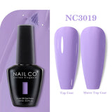 Yeknu  15ml Orange Color Nail Gel Polish Semi Permanent Red Pink Gellack Nail Art Salon Soak Off UV LED Glitter Nail Gel Varnish