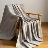 Yeknu  Light luxury blanket living room nap sofa blanket bedside towel office aviation blanket paper pattern fish bone pattern