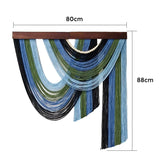 Yeknu  80x88cm Handmade Wall Hanging Decor Luxury Artistic Tapestry for Living Room Sofa Bedroom Bede Wall Carpet Home Decor