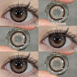 Yeknu  New Green Contact Lenses Beauty Eye lenses Myopia Color Contact Lenses for Eyes Natural Color Pupils Blue Lens 2pcs/pair