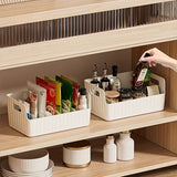 Yeknu  2pcs six-grid detachable spice rack, large-capacity refrigerator, cabinet and living room countertop condiment storage box