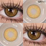 Yeknu  Color Contact Lenses Beauty Makeup Colorcon Fashion Blue Eyes Lenses Green Eyes Contact Natural Brown Lenses For Eyes