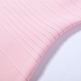 Yeknu  Sexy Slim Solid Sling Dress Women Short Striped Hip Package Sleeveless Backless Dresses Female Summer Autumn Lady Robe New