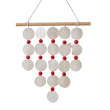 Yeknu  Handmade Shell Wind Chime Nordic Korean Style Natural Vibe Hanging Decorations Home Office Nursery Decor Photography Accessories