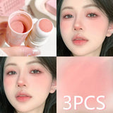Yeknu  Cloud Soft Matte Blush Stick for a vibrant, brightening, natural bare makeup look, enhancing flawless skin tone