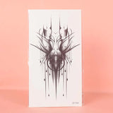Yeknu  Long-lasting waterproof temporary tattoo stickers, simulated non-reflective trendy patterns, fake tattoos for men and women