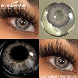 Yeknu  1Pair Blue Contact Lenses Green Eye Contacts Gray Beautiful Pupils Brown Lenses Yearly Cosmetic Colored Contact Lenses
