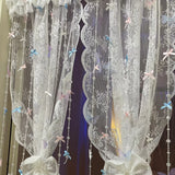 Yeknu  Handmade  Knot Door Curtain Dry Bead Chain Aosphere Bedroom Decorative Window Curtain Girls Room Warmth Function