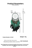 Yeknu  Creative Dream Catcher Wall Hanging Decoration Peacock Feathers Glow in the Dark Beads High End Wall Hanging Ornament