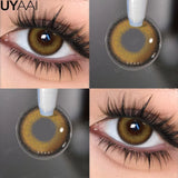 Yeknu  Contact lenses Makeup Color Contacts Lens Colorcon Water Light Cosmetics Blue Eyes Lens Beauty Green Pupils Fashion Eyes