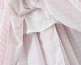 Yeknu  Jastie Lace Up Bandage Plaid Sling Dress Women Elegant Square Neck Low Waist A-line Midi Summer Dresses Holiday Party Robe