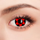 Yeknu  1 Pair Halloween Lenses Cosplay Contact Lenses Popular Colored Contact Lenses Anime Lenses Pink Lenses Black Lenses