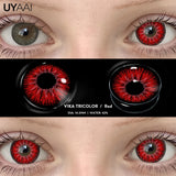 Yeknu  Cosplay Lenses Makeup Colored Pupil White Lenses Hallowen Contact Lenses Cosmetics Eye Contacts Black Lens Women Cosplay