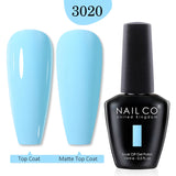 Yeknu  10ml Pearl Shell Color UV Gel Nail Polish Semi Permanent Golden Nail Art Gel Varnish Hybrid Nail Gel Polish Manicure Base