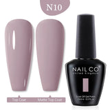 Yeknu  10ml Pearl Shell Color UV Gel Nail Polish Semi Permanent Golden Nail Art Gel Varnish Hybrid Nail Gel Polish Manicure Base